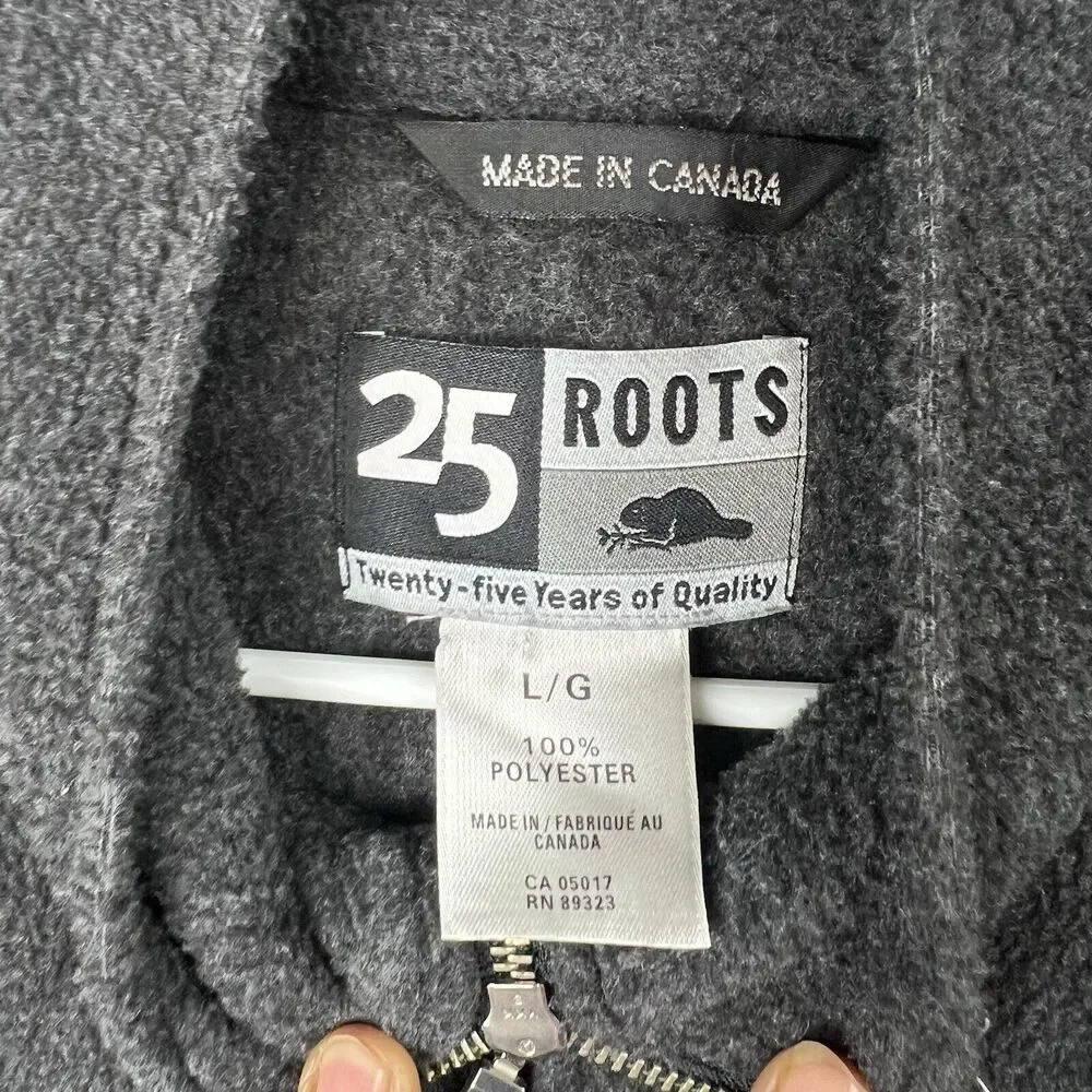 Roots Canada‎ Sweater Large Athletics 25th Anniversay Edition Pullover Jacket